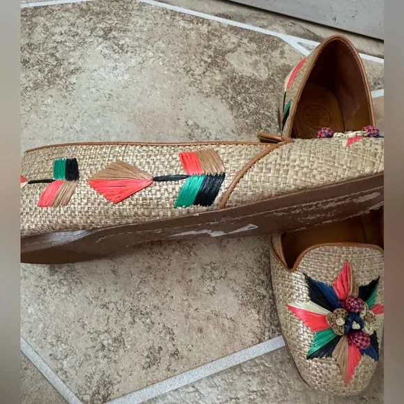 Tory Burch Multicolor Woven Loafers - Picture 6 of 7